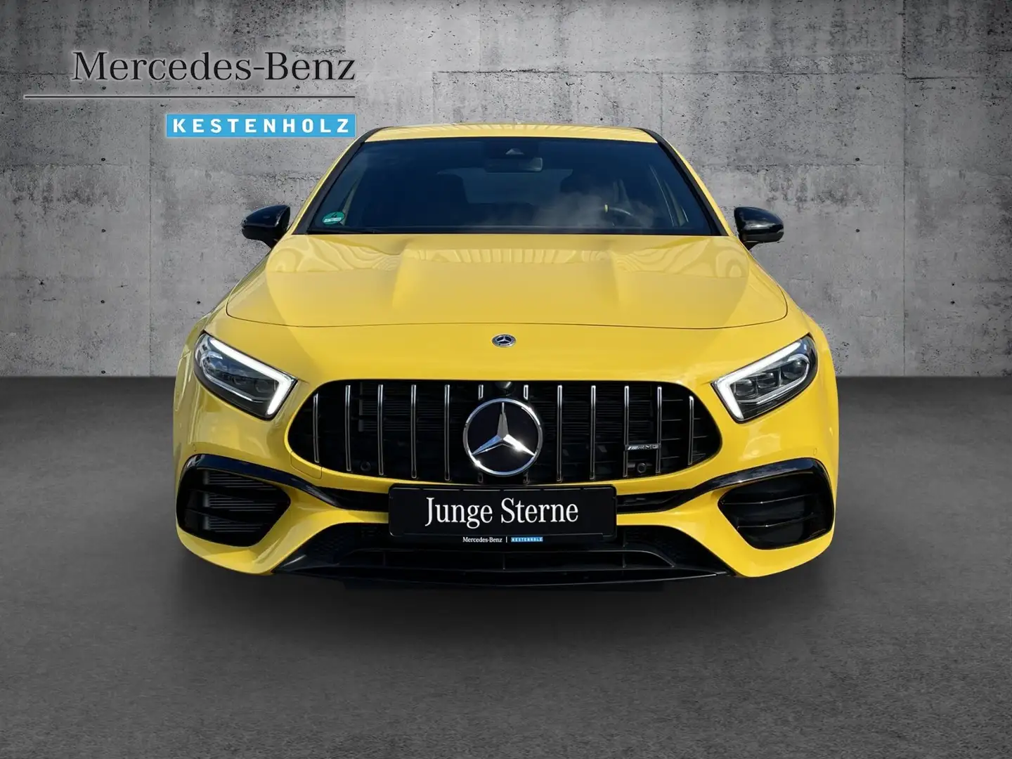 Mercedes-Benz A 45 AMG A 45 S AMG 4M+ PERF-SITZ+NIGHT+KAMERA+MEMO+MLED Jaune - 2
