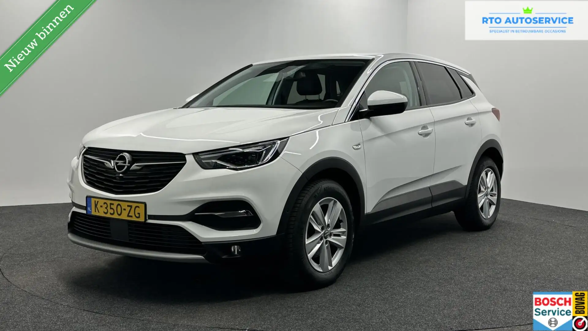 Opel Grandland X 1.2 Turbo Business Elegance TREKHAAK NAVI ECC CRUI Wit - 1