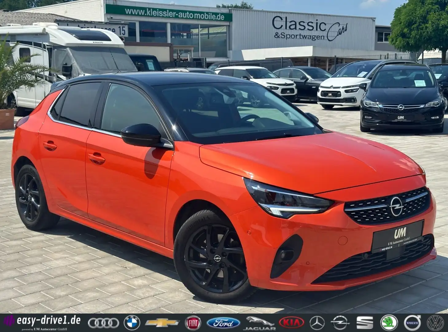 Opel Corsa F Elegance 1.2/RFK/DAB/KLIMA/TEMPOMAT/SPUR Orange - 1