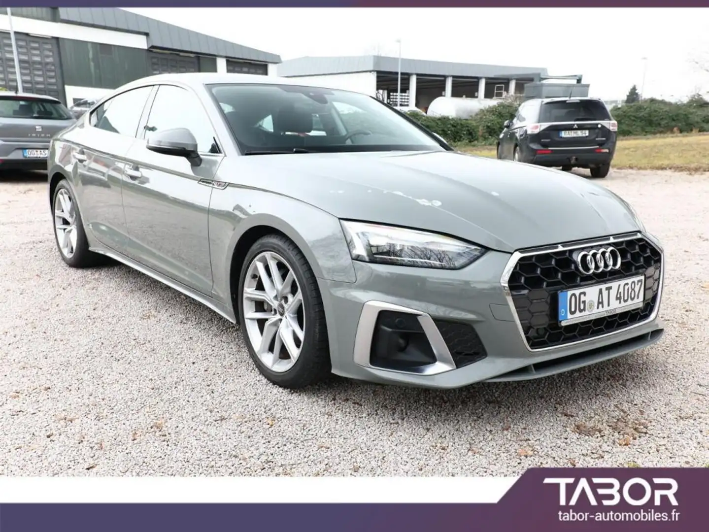 Audi A5 40 TFSI 204 S line LED GPS Gris - 2