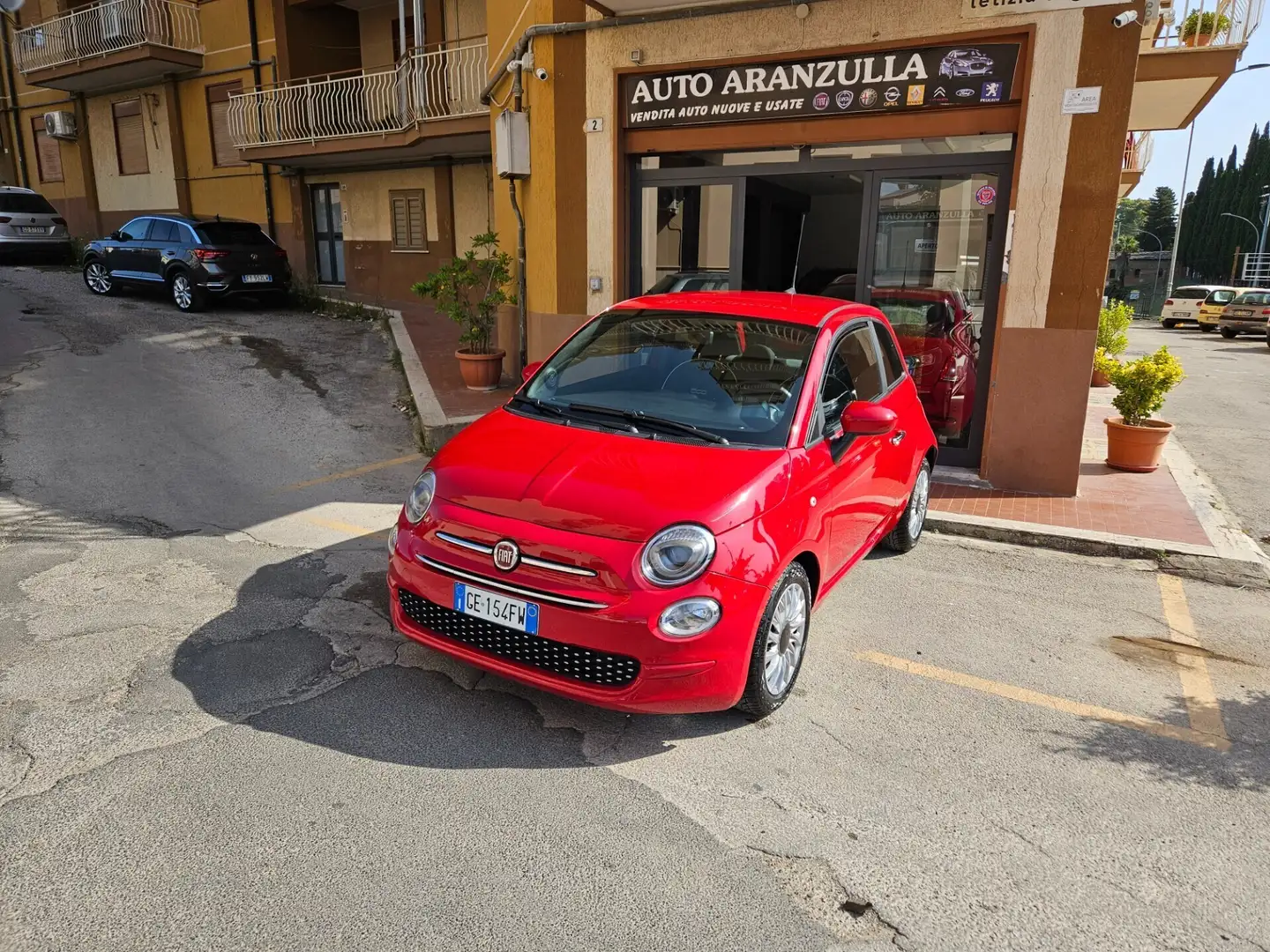 Fiat 500 500 1.0 Hybrid Lounge Rouge - 2