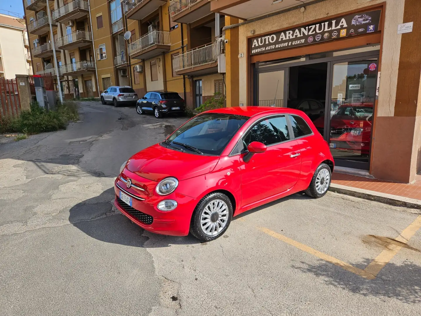 Fiat 500 500 1.0 Hybrid Lounge Rouge - 1