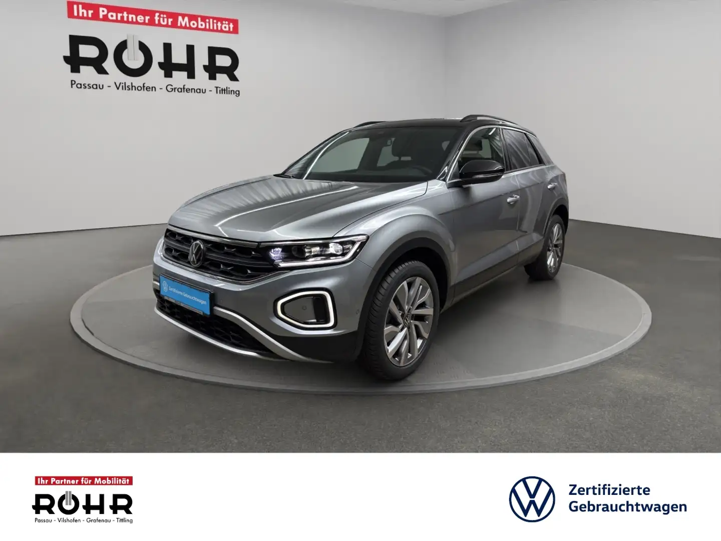 Volkswagen T-Roc Life Goal (AHK.ACC.Navi) 2.0 TDI DSG Серебристый - 1