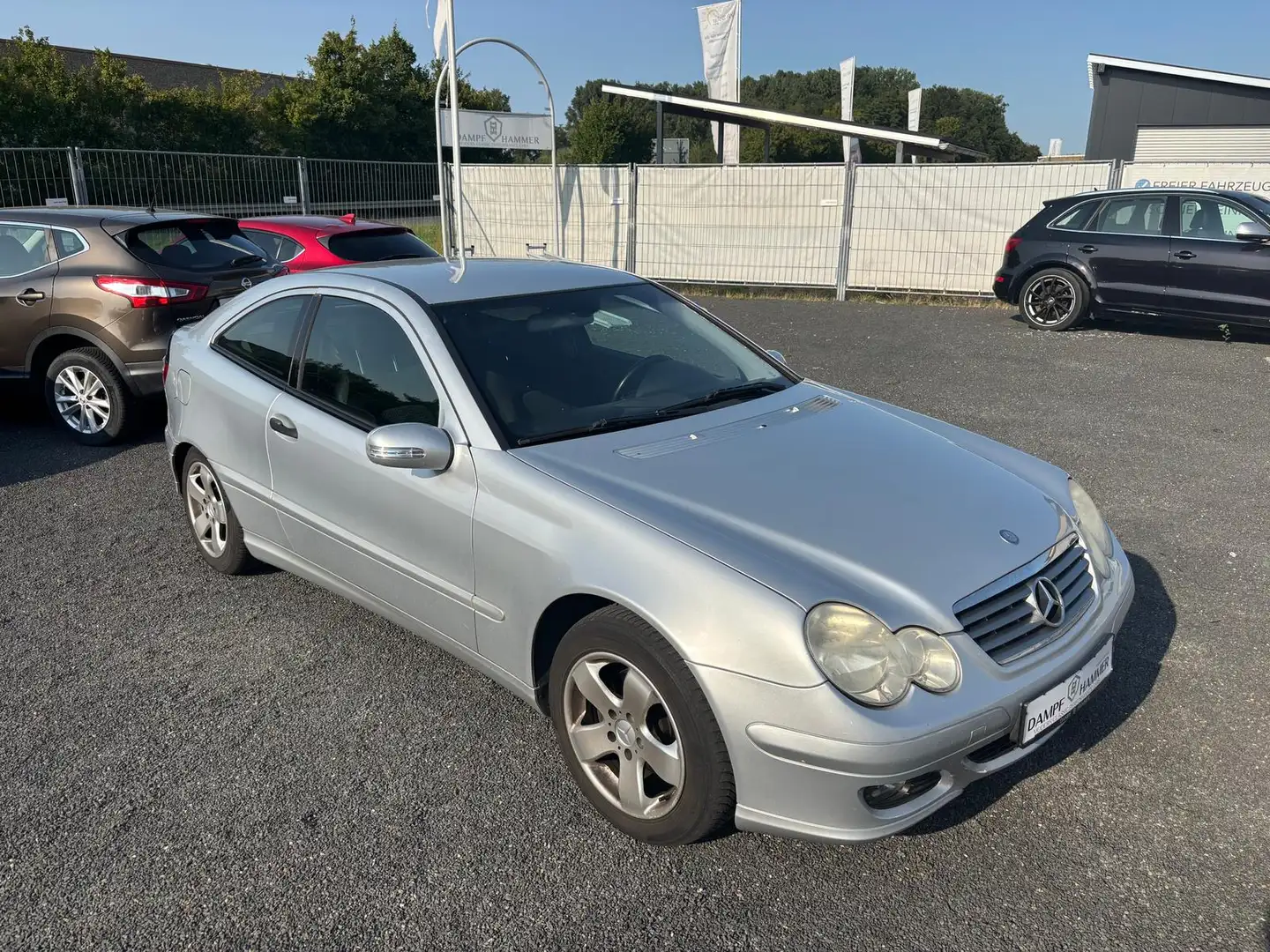 Mercedes-Benz C 180 Sportcoupe TÜV Neu 2.Hand wenig Rost! Silber - 1