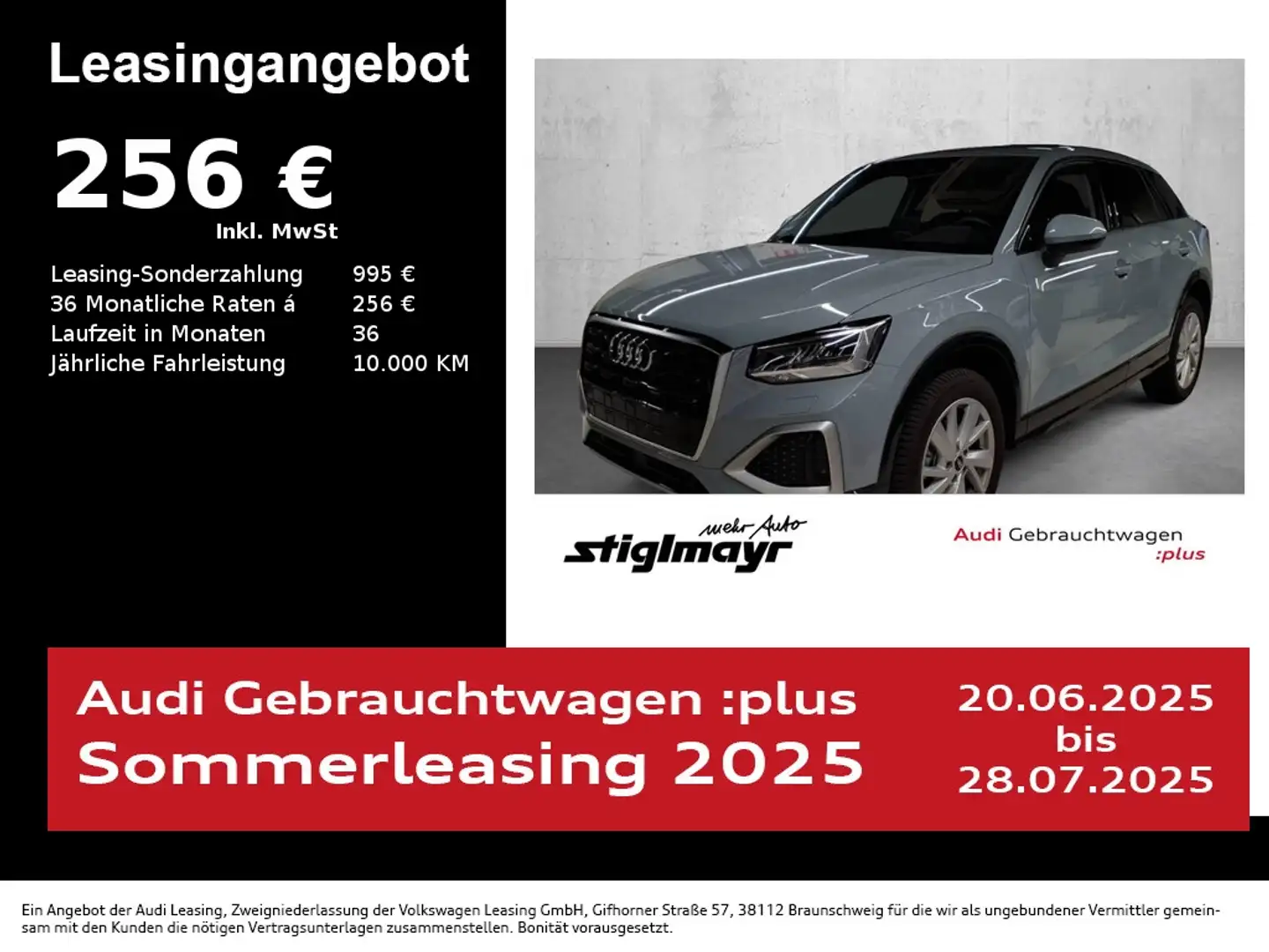 Audi Q2 Advanced 35 TFSI S-tronic ACC+AHK+LED+NAVI+VC Grigio - 1