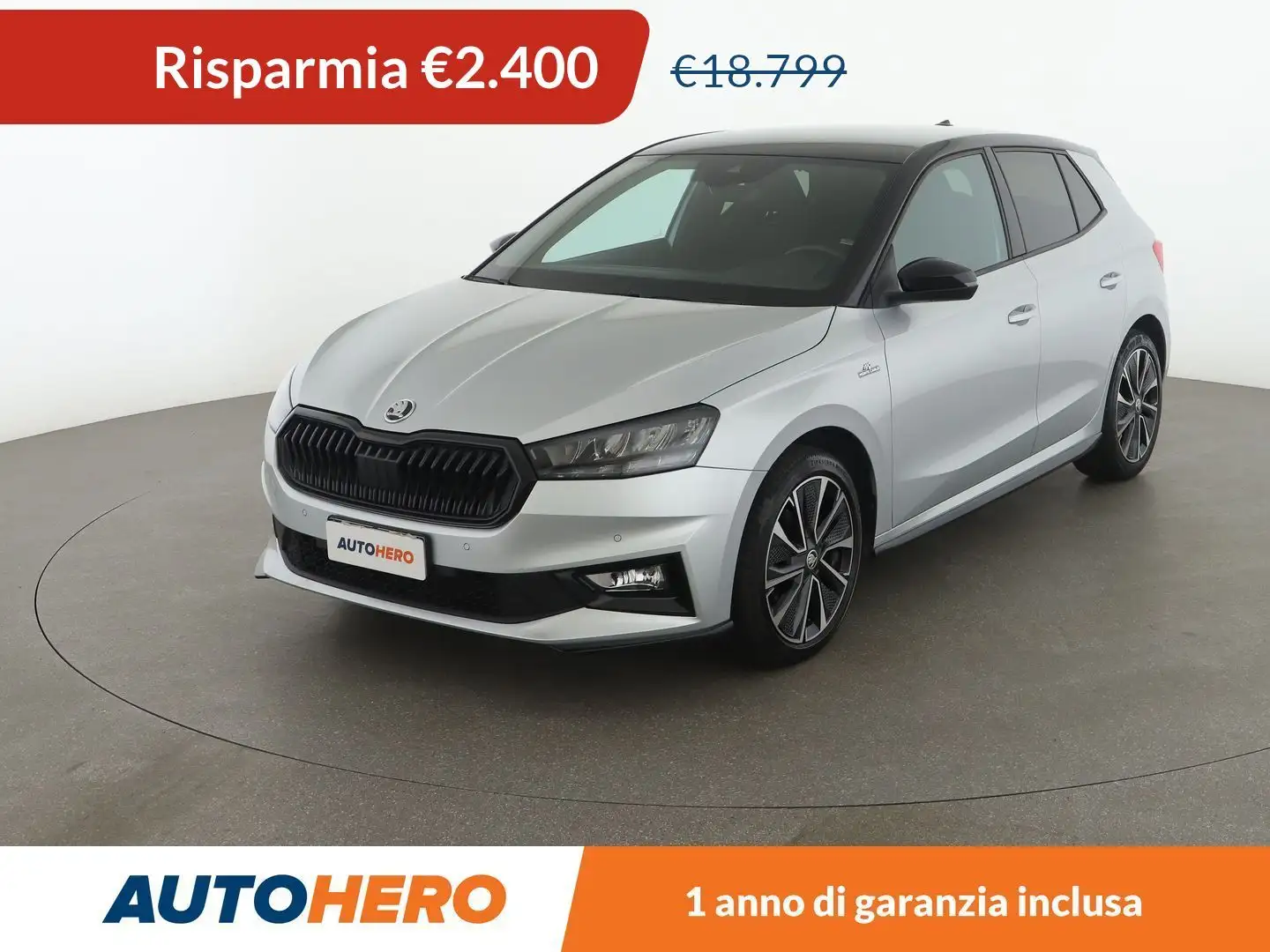 Skoda Fabia 1.0 TSI Monte Carlo Argent - 1