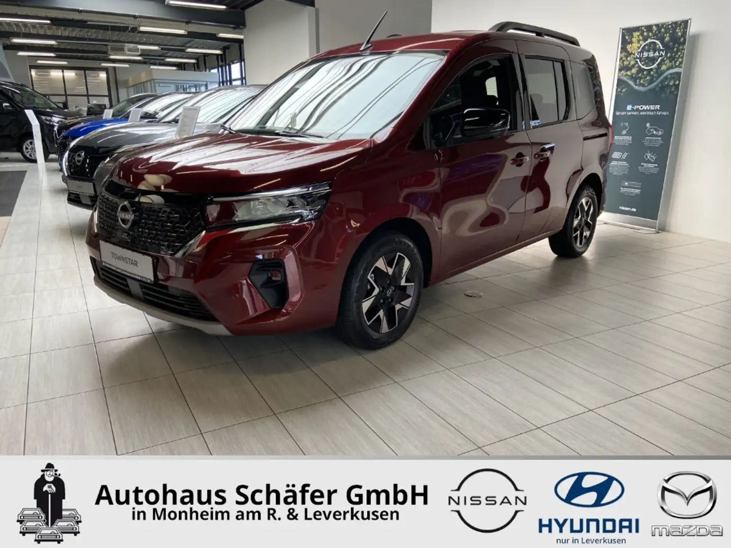 Nissan Townstar EV Kombi TEKNA L1 2ST AD1 CCS Winter-P Navi digita Rot - 1