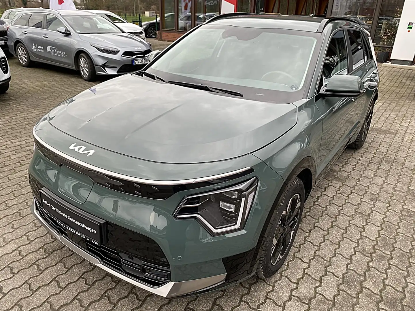 Kia Niro VISION EV KOMFORT STYLE LEDER ALLWETTER Klima Grün - 2