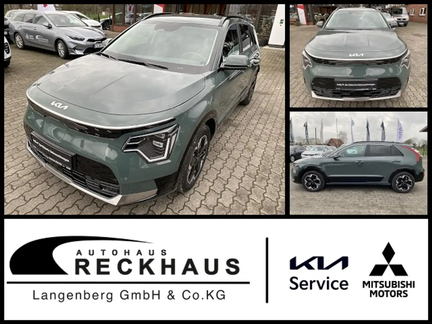 Kia Niro VISION EV KOMFORT STYLE LEDER ALLWETTER Klima Grün - 1