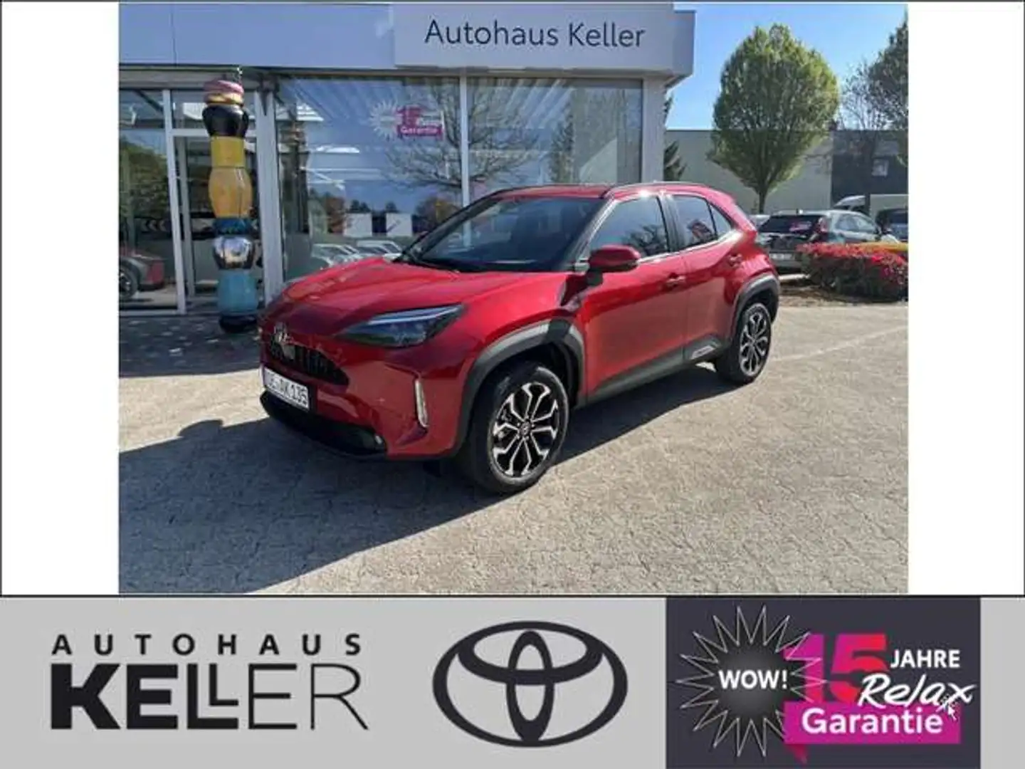 Toyota Yaris Cross Hybrid 130 1.5 VVT-i Teamplayer Rot - 1