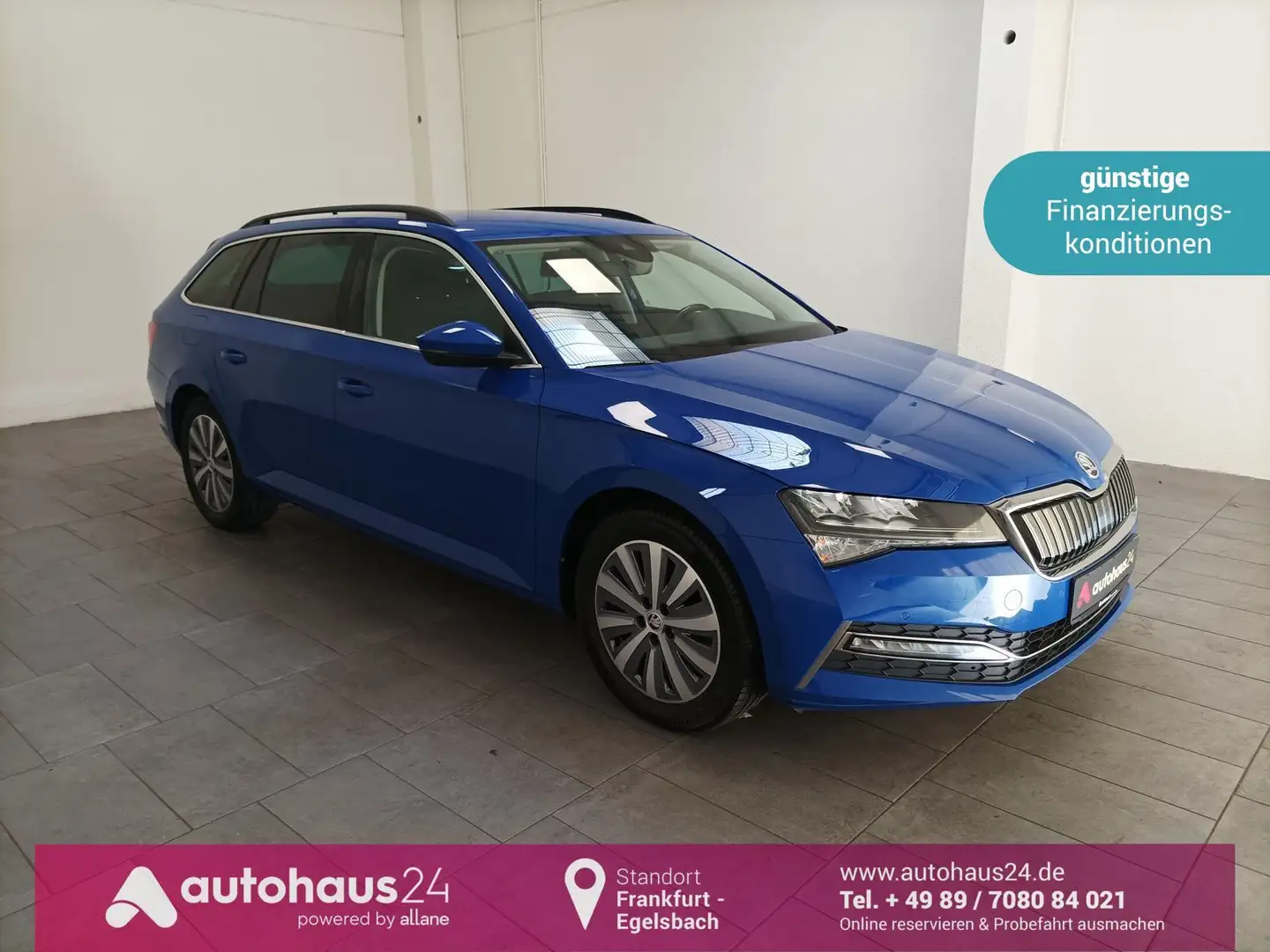 Skoda Superb Combi 1.4 TSI  iV|DSG|ACC|Navi|LED Blau - 1