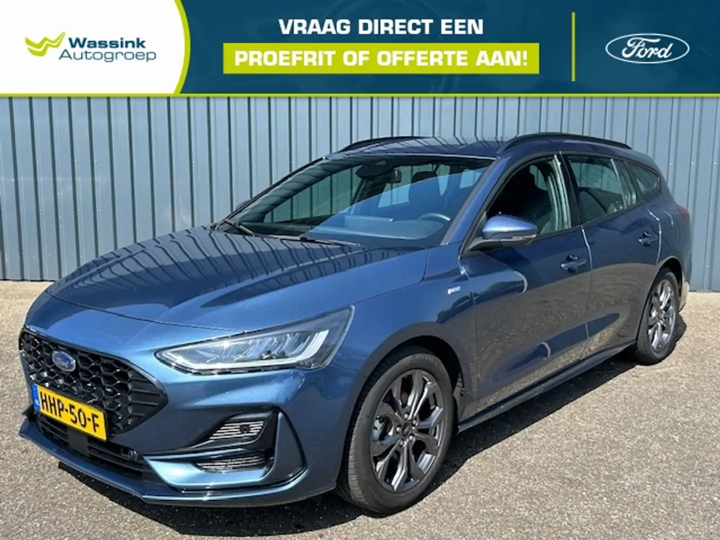 Ford Focus Wagon I 1.0 ST-Line Hybrid 125pk I Automaat I Sync Bleu - 1