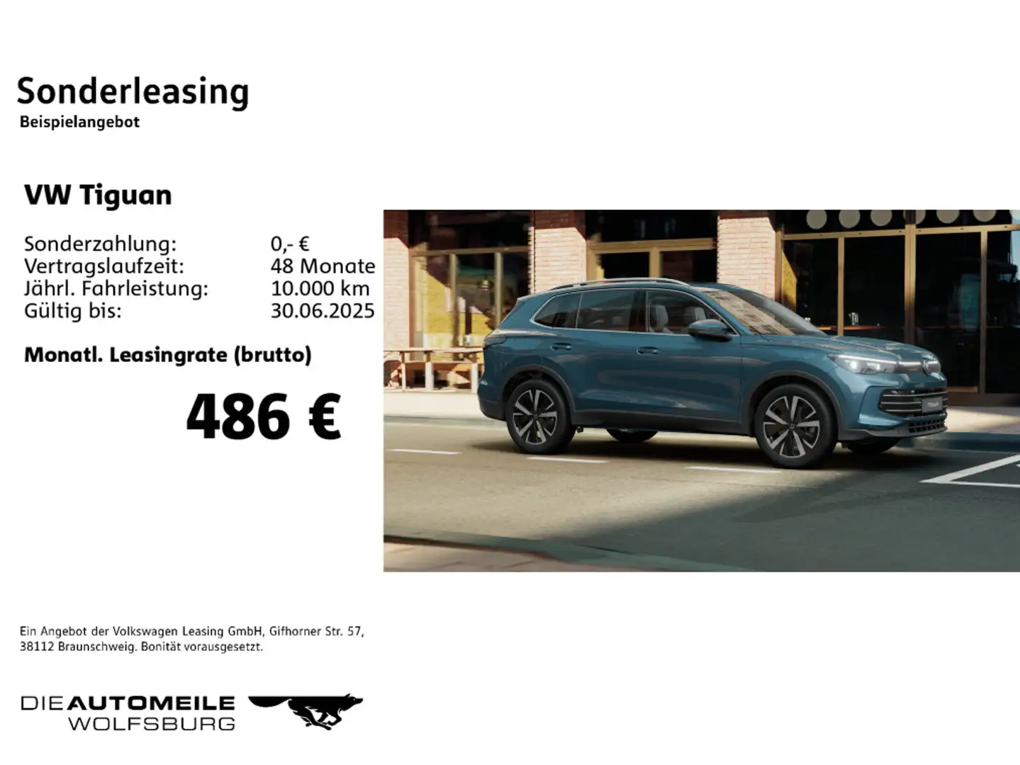 Volkswagen Tiguan 2.0 TDI DSG Elegance neues Modell Stand/A Blau - 2