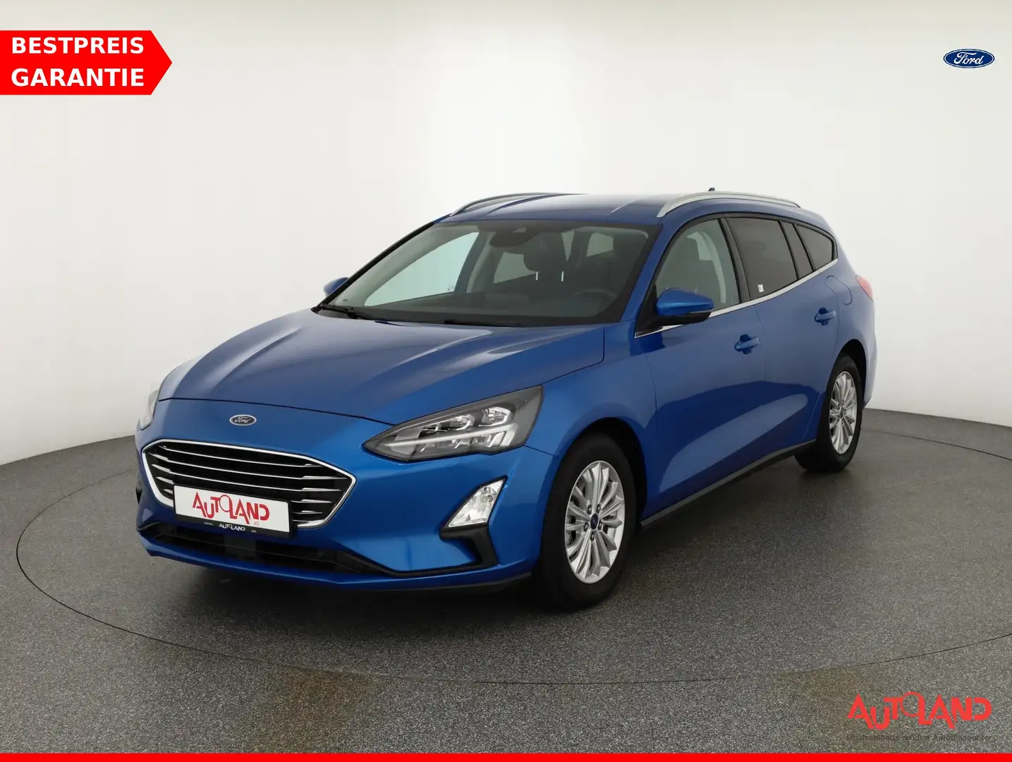 Ford Focus Turnier 1.0 EB Titanium LED Navi Kamera Blau - 1