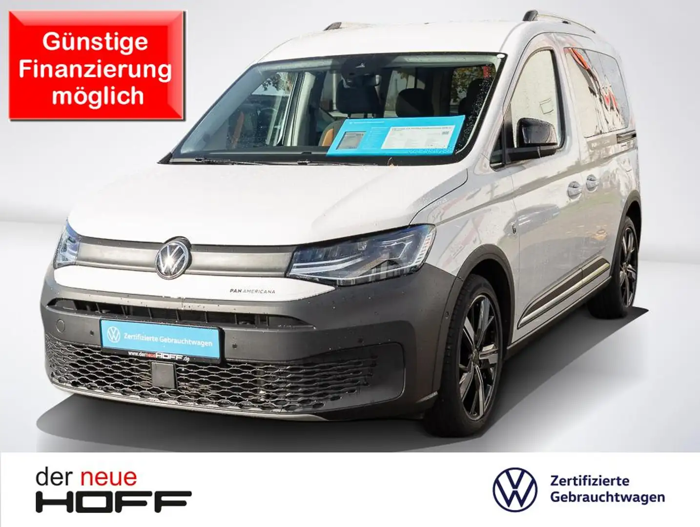 Volkswagen Caddy 2.0 TDI DSG PanAmericana AHK LED Navi Weiß - 1