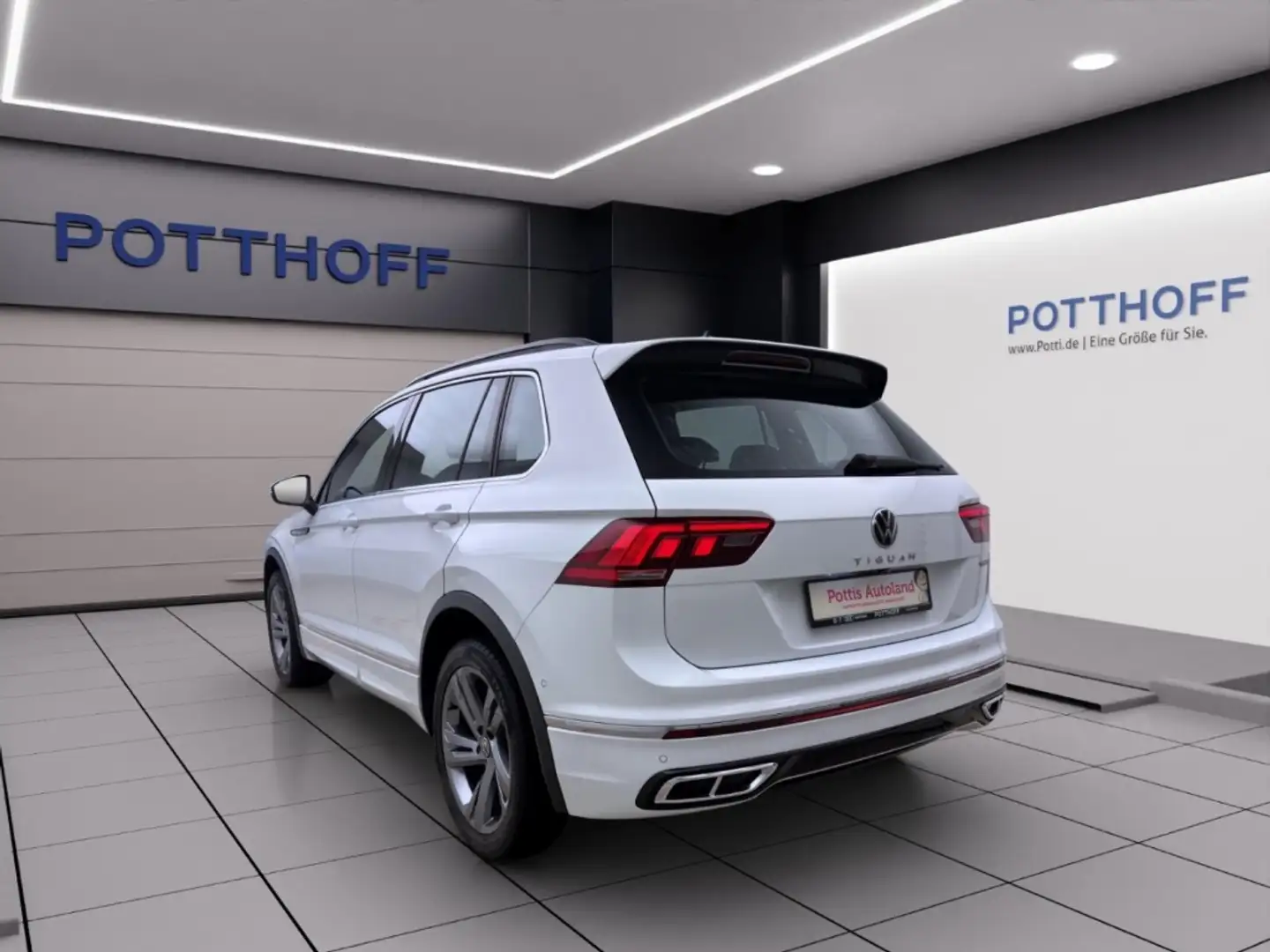 Volkswagen Tiguan 2.0 TSI DSG 4M R-LINE NAVI AHK PANO KAMERA Weiß - 2