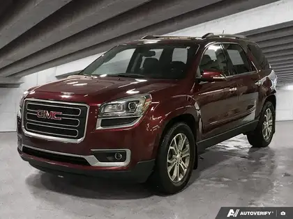 Red 2015 GMC Acadia SLT-2 AWD SUV / Crossover All-Wheel Drive 6-Speed Automatic