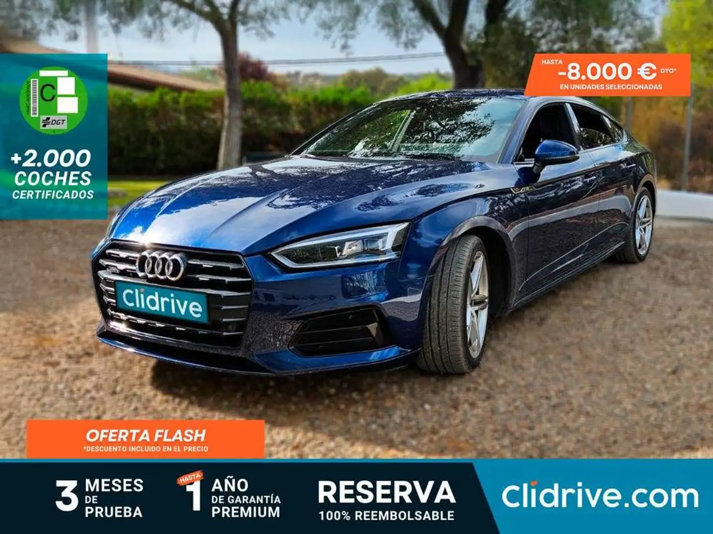 Audi A5 Sportback 40 TDI quattro Sport S tronic 140kW Azul - 1