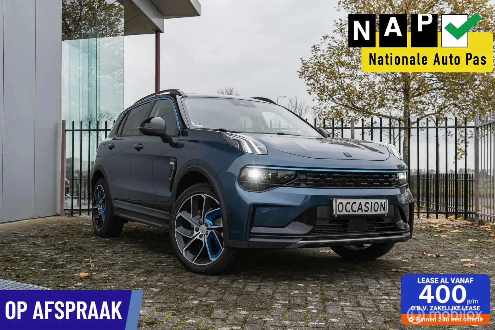 Lynk & Co 01 | Pano | Schuifdak | Hybride | Keyless | 360 Bleu - 1