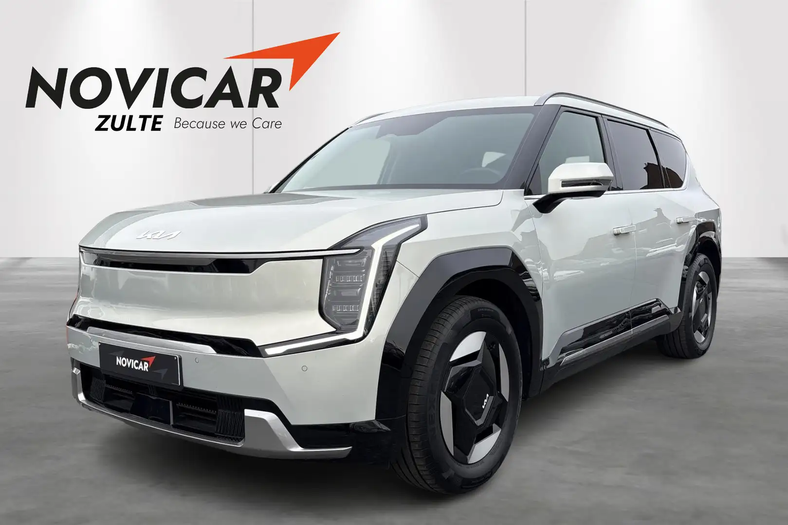 Kia EV9 BEV 99.8 kWh Earth - LEDER + GPS + CAMERA Plateado - 1