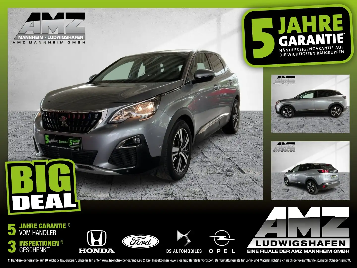 Peugeot 3008 1.2 PureTech 130 Allure Grijs - 1