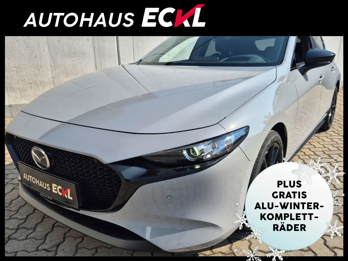 Mazda 3 2.5L e-skyactiv G140PS 6MT 2WD Homura Grau - 1