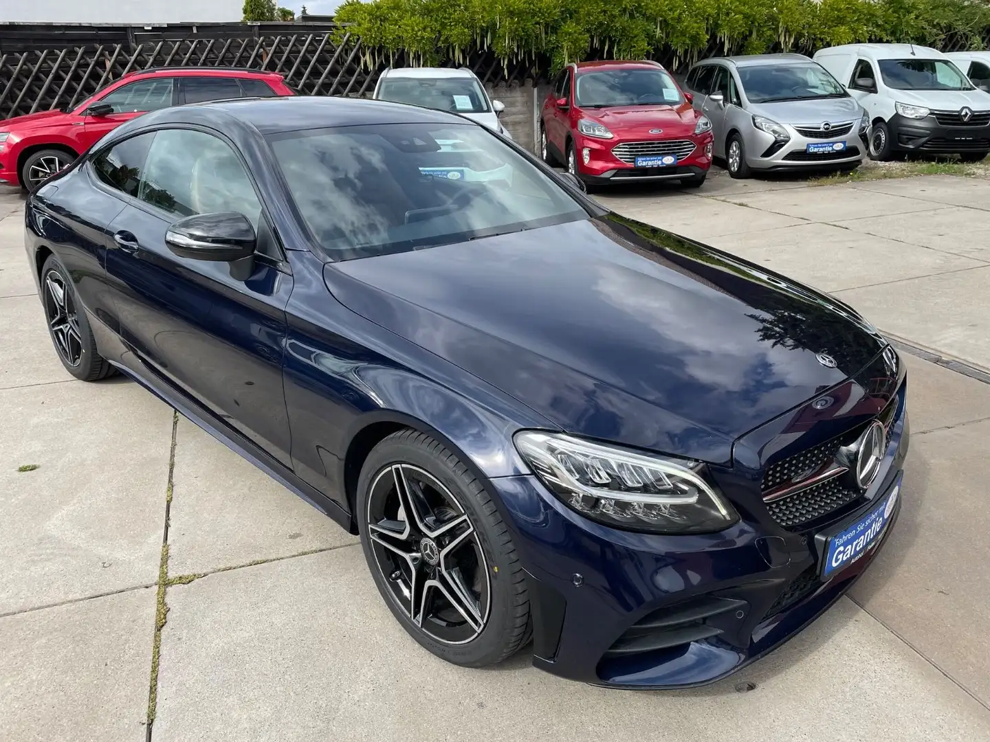Mercedes-Benz C 200 d Coupe AMG-Line Leder/Navi/SitzHeiz/Kamera Bleu - 1