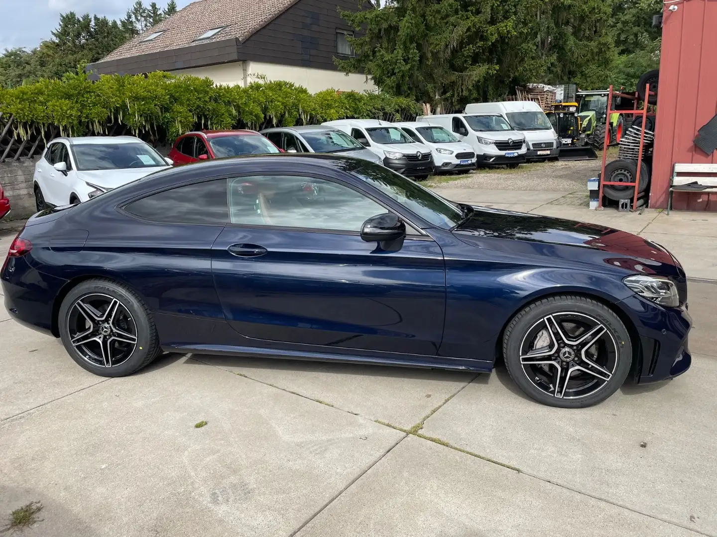 Mercedes-Benz C 200 d Coupe AMG-Line Leder/Navi/SitzHeiz/Kamera Bleu - 2