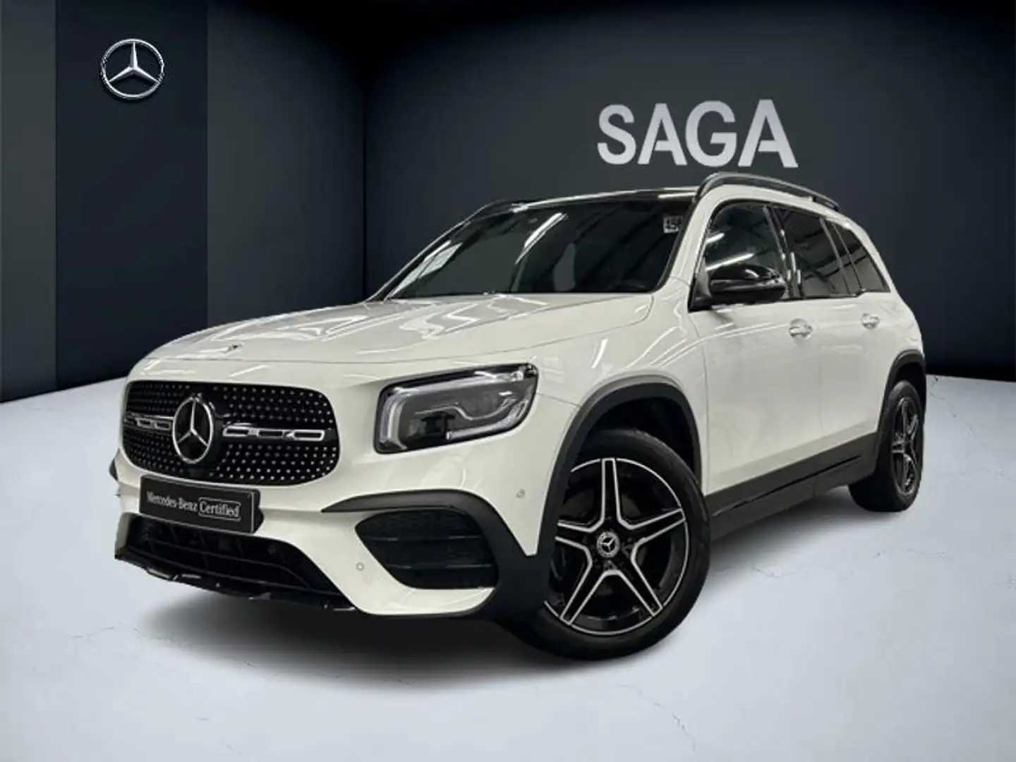 Mercedes-Benz GLB 180 d AMG 7 places Pano Attelage Blanc - 1