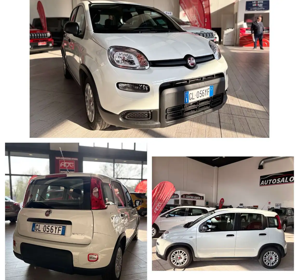 Fiat Panda * NO OBBLIGO FINANZIAMENTO *City Life 1.0 HYBRID Weiß - 1