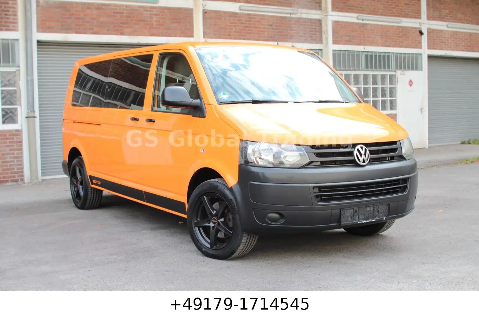 Volkswagen T5 Multivan T5 Transporter lang Navi AHK RFK Standhz. 17Zoll Orange - 2