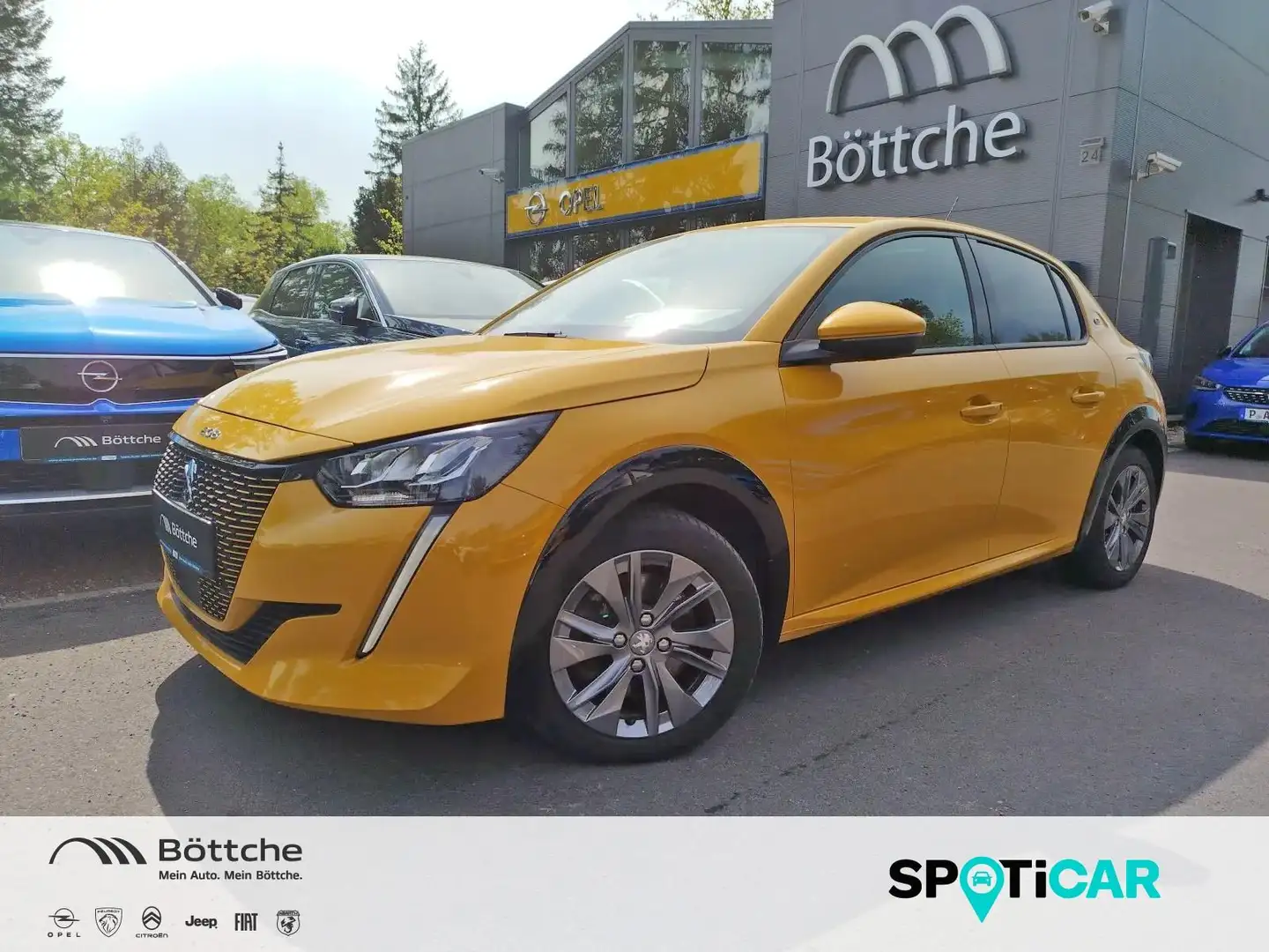 Peugeot 208 e- Allure LED/DAB/Navi/PDC/180°Kamera Geel - 1