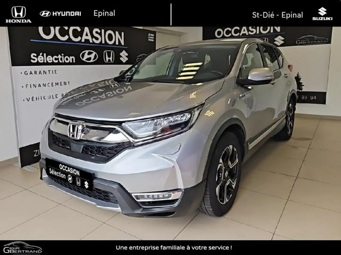 Honda CR-V 2.0 i-MMD 184ch Elegance 2WD AT Gris - 1