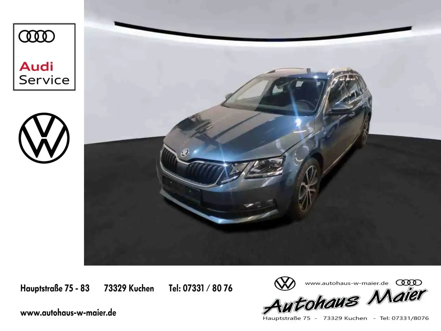 Skoda Octavia Combi 1.5 TSI DSG Tour LED/NAV/SHZ Gris - 1