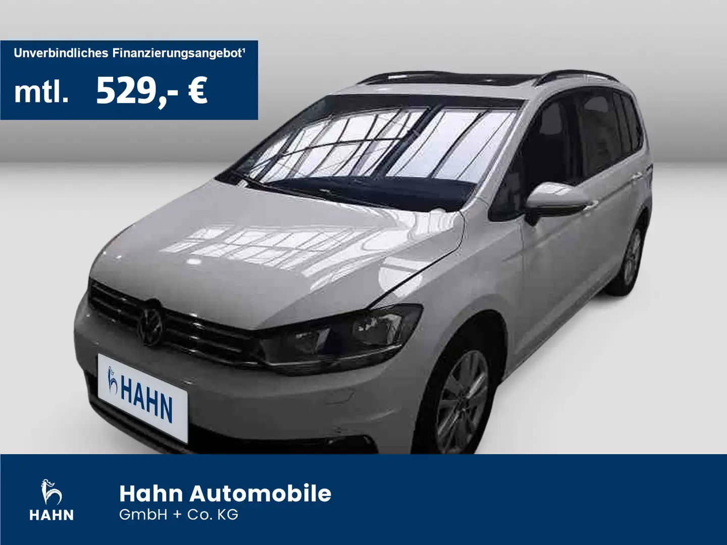 Volkswagen Touran 2.0TDI DSG Comfortline AHK Cam Navi Pano Weiß - 1