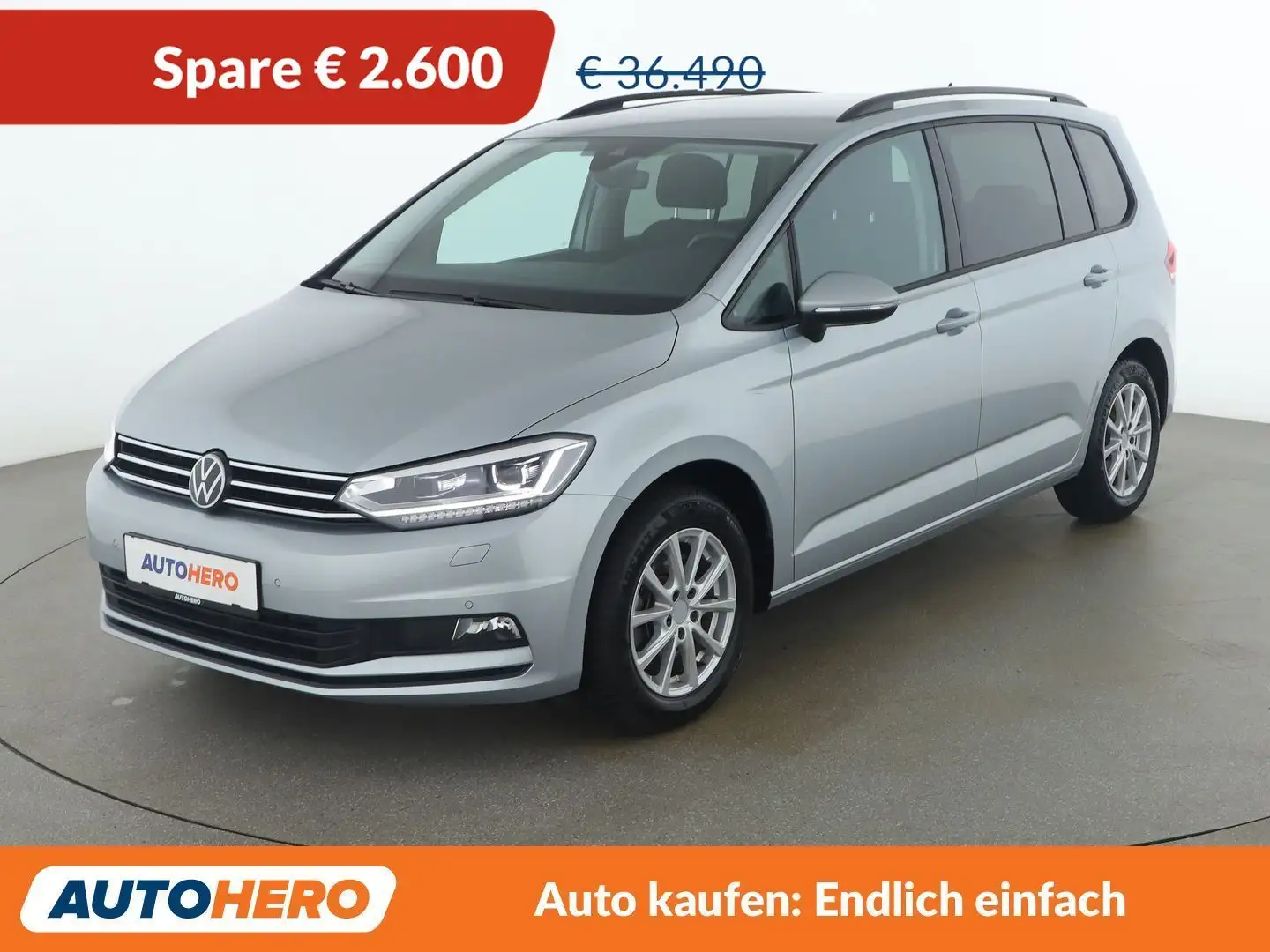 Volkswagen Touran 1.5 TSI ACT Comfortline BlueMotion Tech Grau - 1