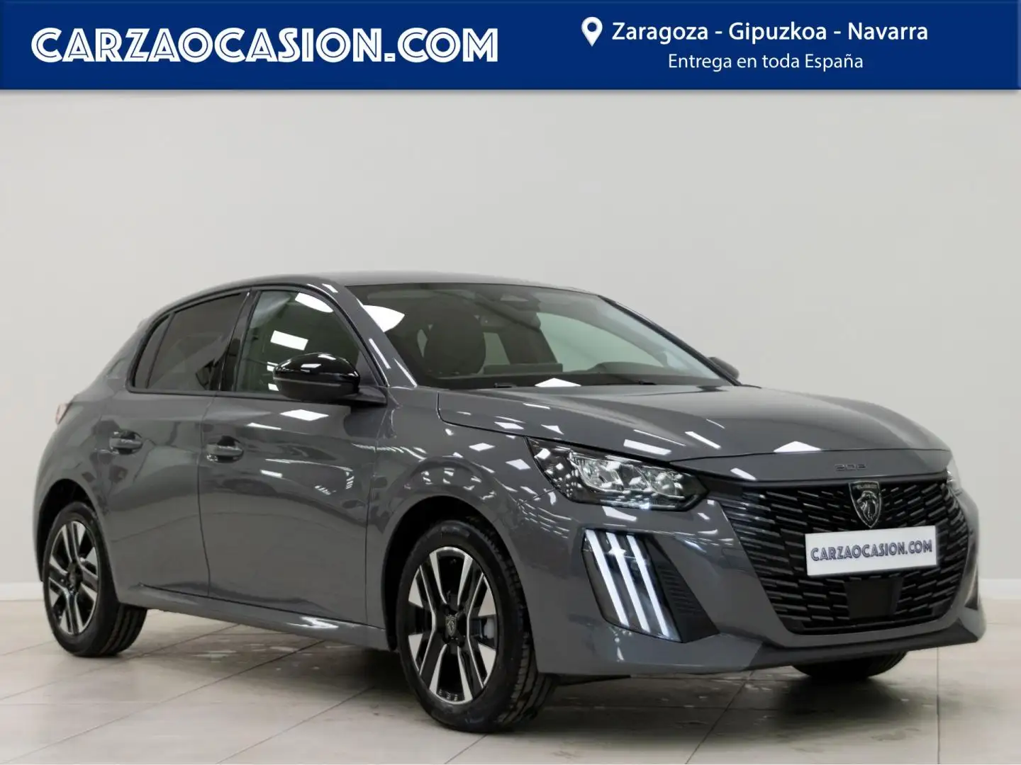 Peugeot 208 Allure Gasolina 100 S&S 6 Vel. MAN Gris - 1