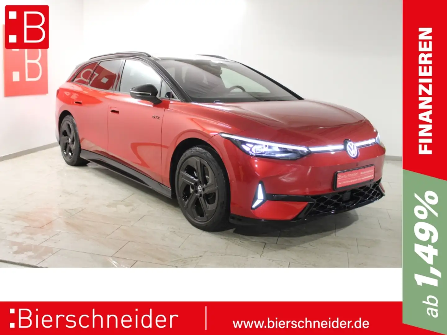 Volkswagen ID.7 GTX Tourer 4Mo. 20 PANO AHK WÄPU 5J.-GARANTIE Rouge - 1