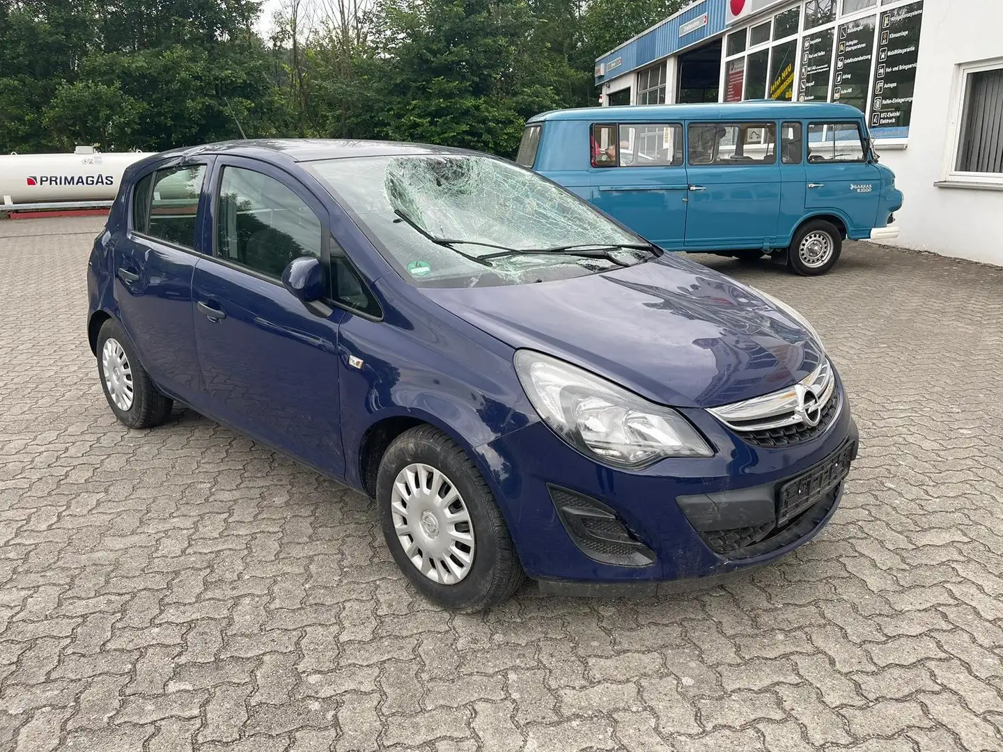 Opel Corsa Selection°Klima°Euro5°Motor läuft Blau - 2