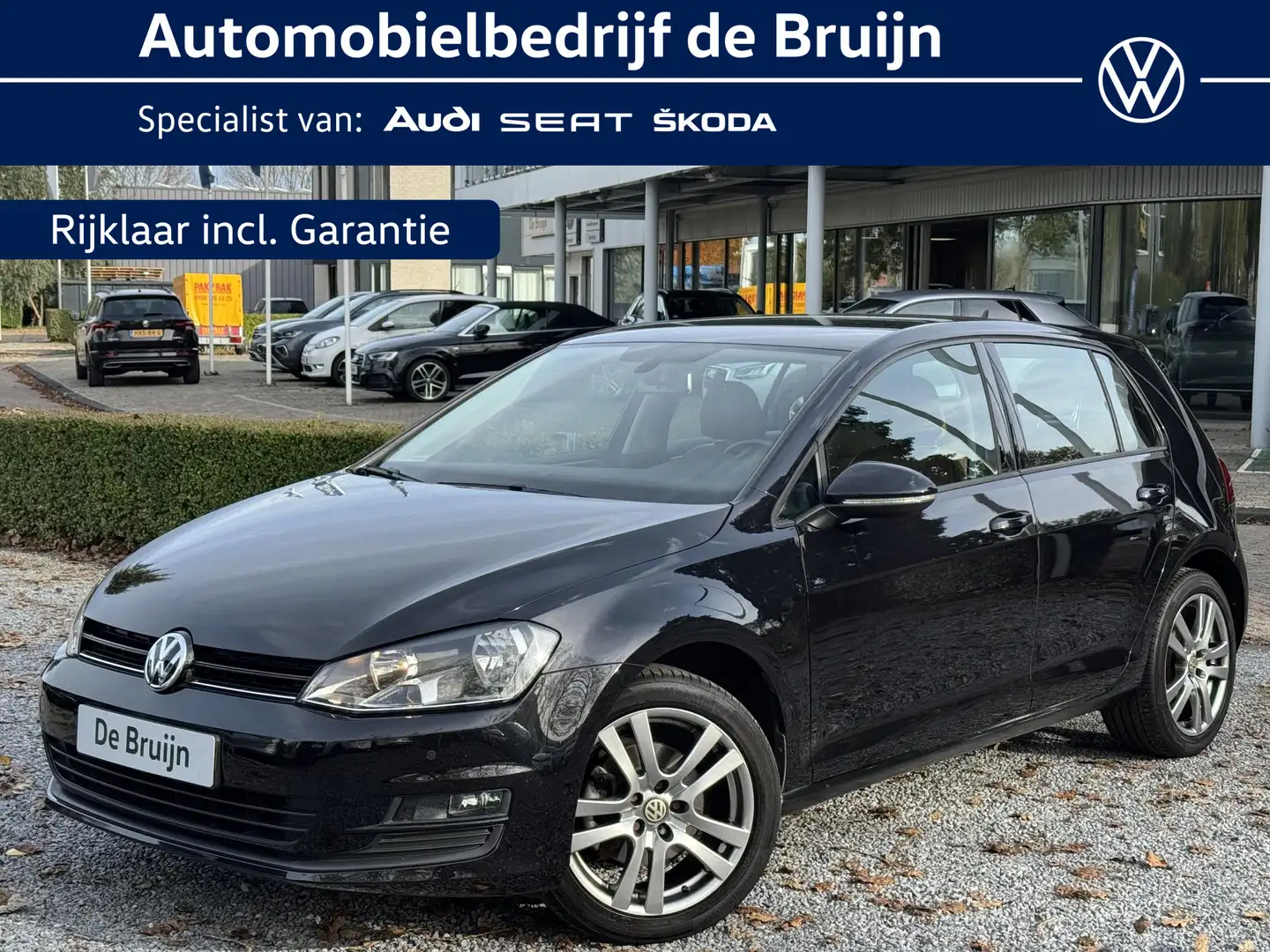 Volkswagen Golf 1.4 TSI Comfortline (leer,LM,Clima,Pdc) Zwart - 1