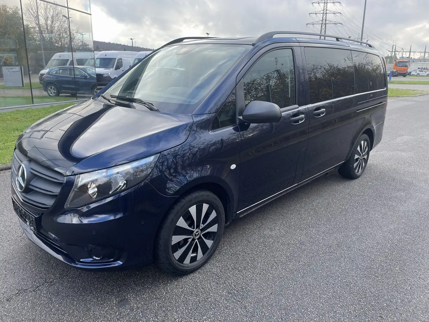Mercedes-Benz Vito 116 CDI lang Navi*PTS*DAB*Kamera*8-Sitzer*Sitzh. Blau - 1
