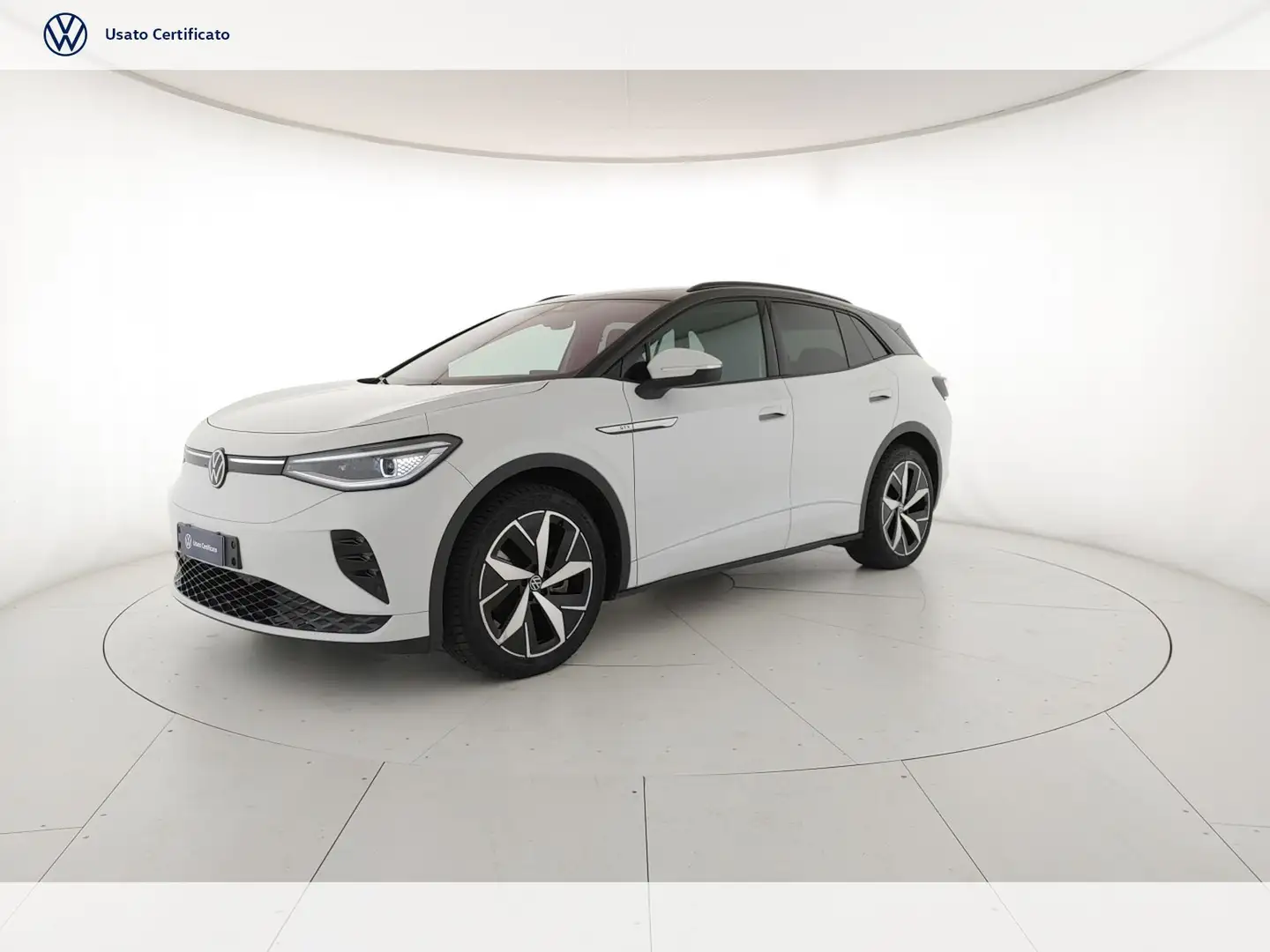 Volkswagen ID.4 77 kwh GTX 4motion 299 CV - GANCIO TRAINO - Weiß - 1