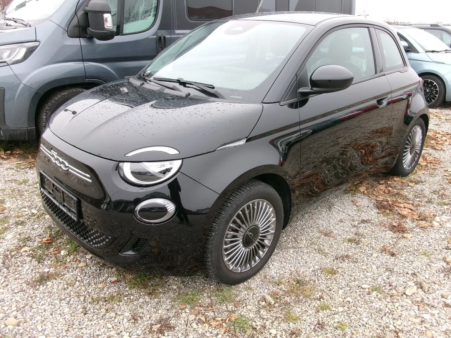 Fiat 500e 500 e Basis Schwarz - 2