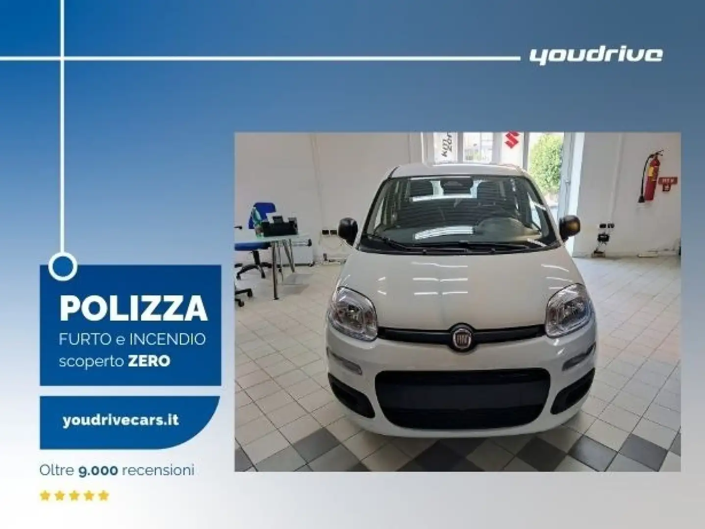 Fiat New Panda 1.0 FireFly S&S Hybrid Pop KM0 Bianco - 1