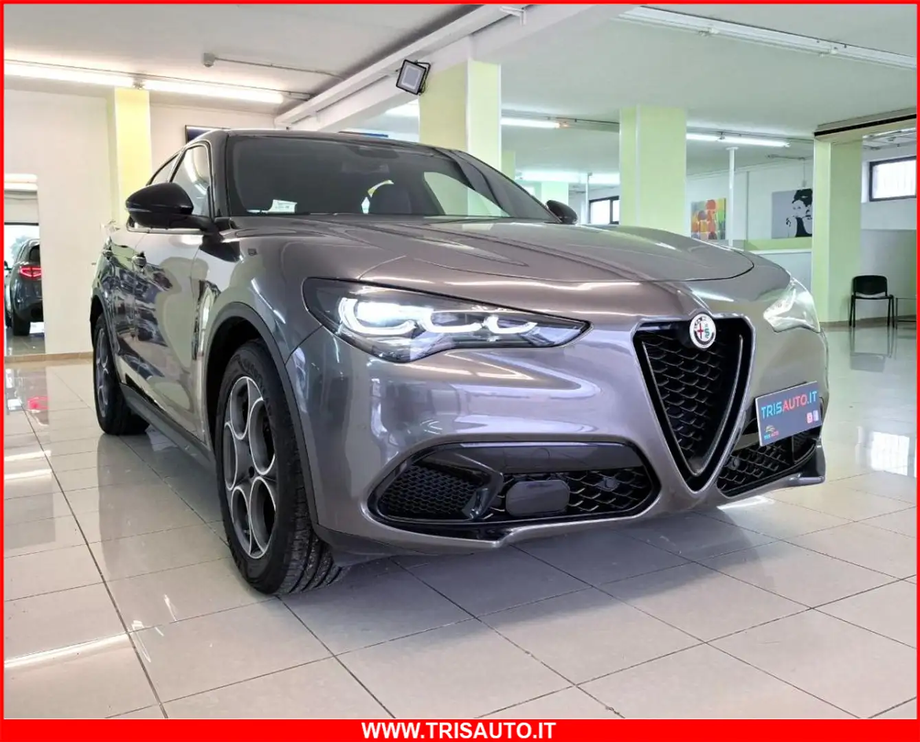 Alfa Romeo Stelvio 2.2 Td AT8 Sprint (FULL LED+PELLE+NAVI) Grigio - 1