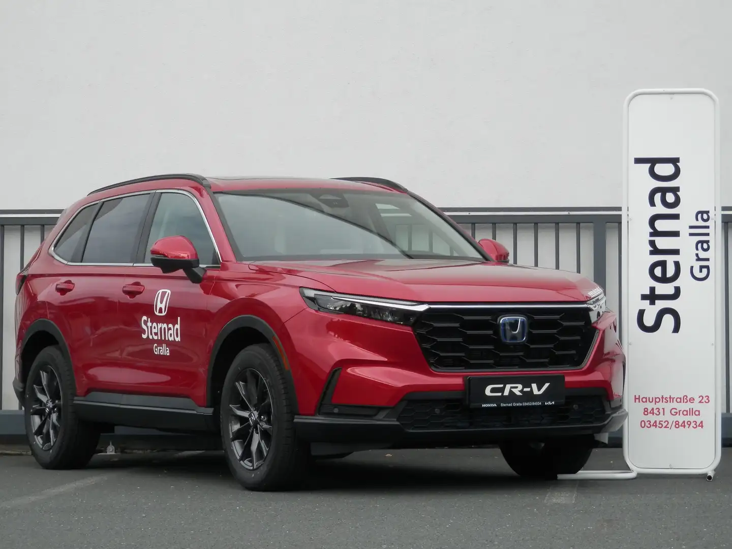Honda CR-V CR-V 2,0 i-MMD Hybrid Advance AWD Aut. Rood - 2