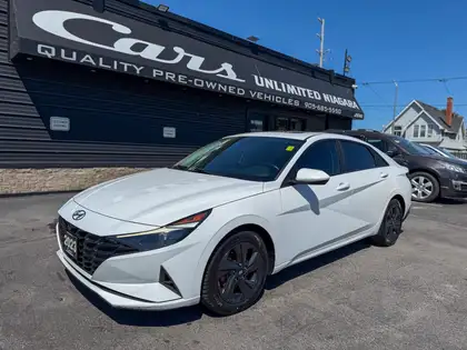 White 2023 Hyundai Elantra Preferred FWD Sedan Continuously Variable Transmission