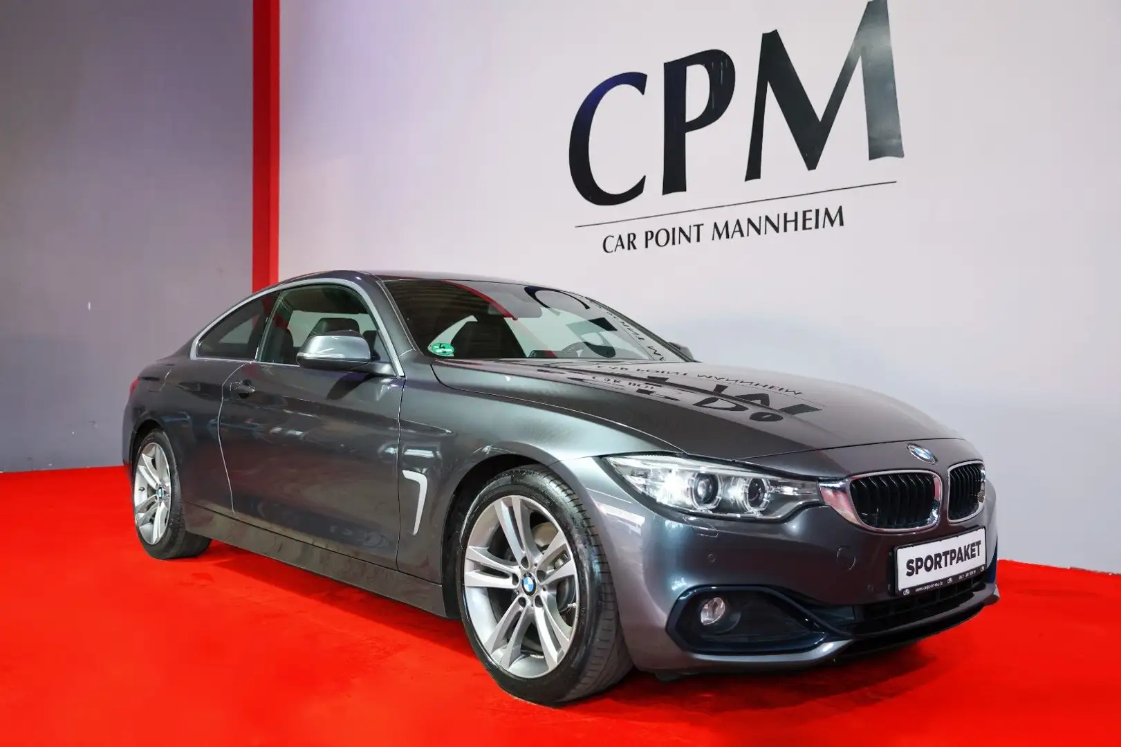 BMW 428 i COUPE *SPORT PAKET* LEDER NAVI SHZ 1.HD TOP Grey - 1