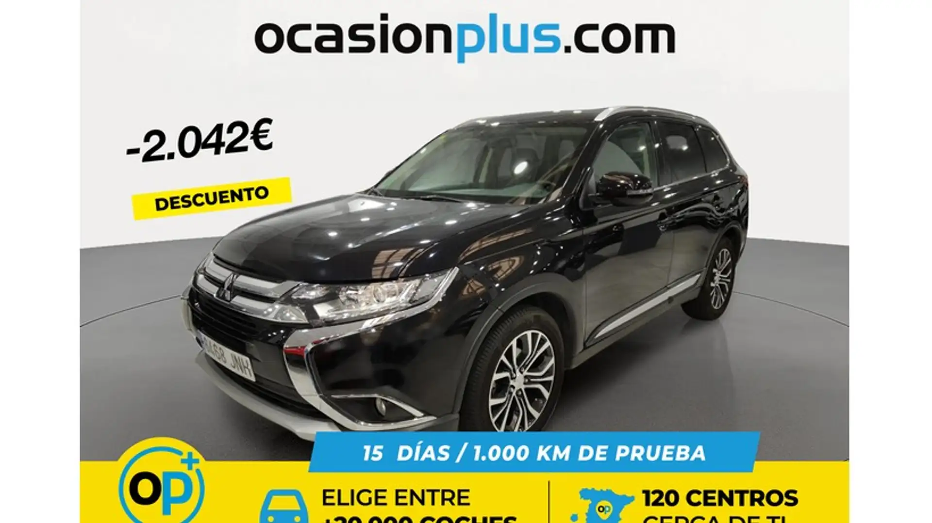 Mitsubishi Outlander 200 MPI Motion 2WD 5pl. CVT Negro - 1