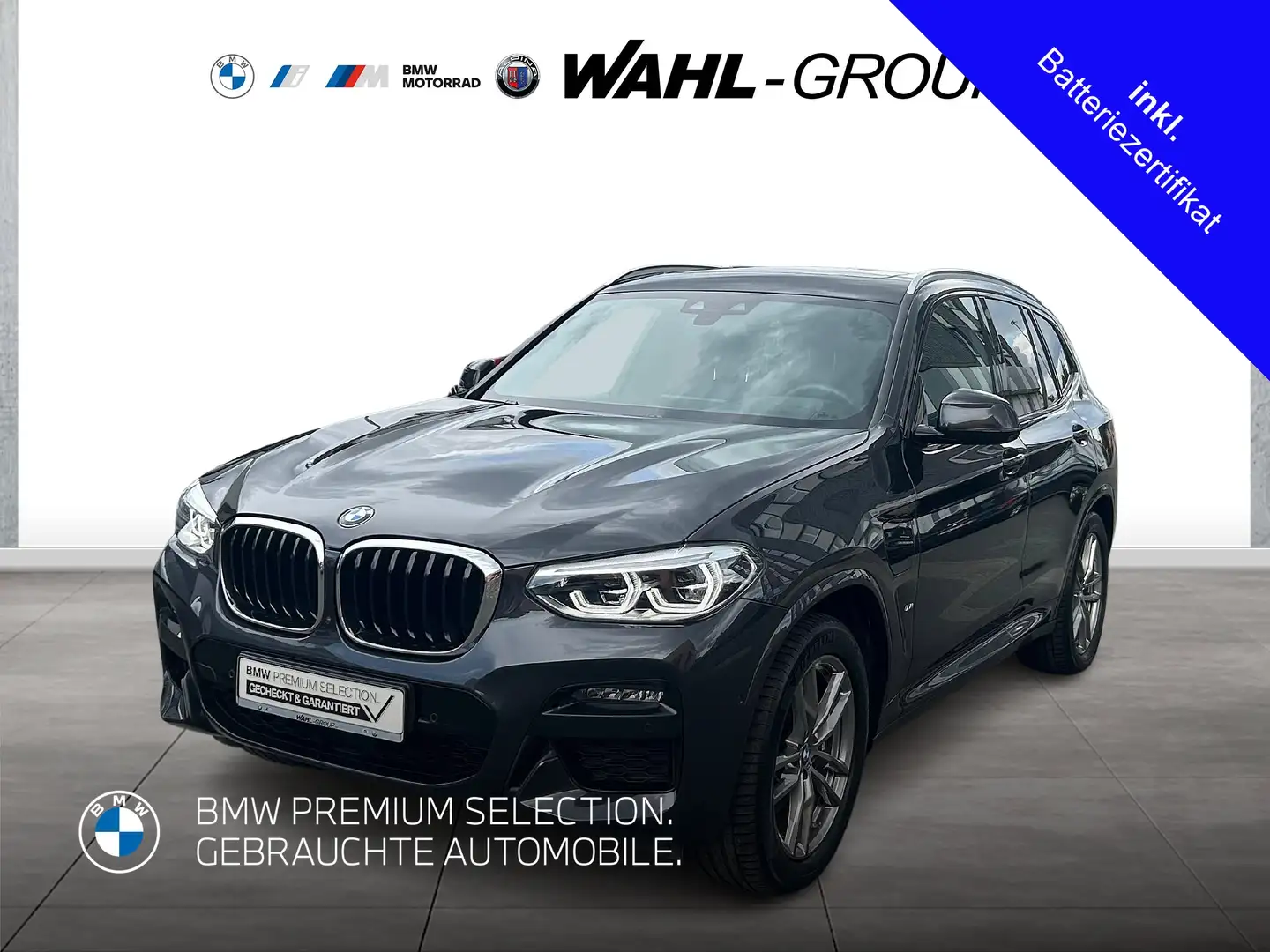 BMW X3 xDrive30e M Sport Panorama HeadUp HiFi Adapt LED Grau - 1